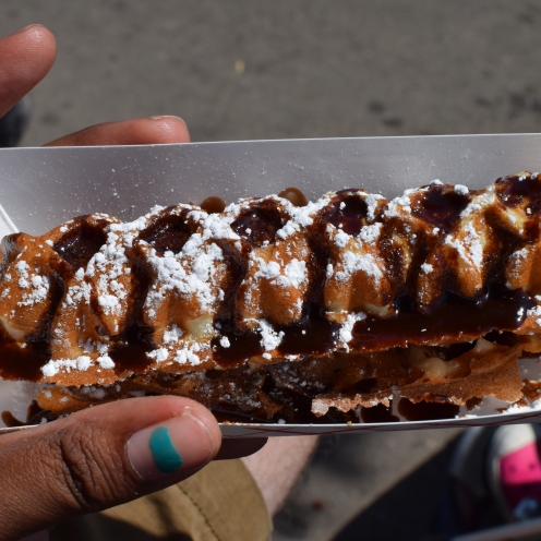 Snickers in a Waffle Stick.
